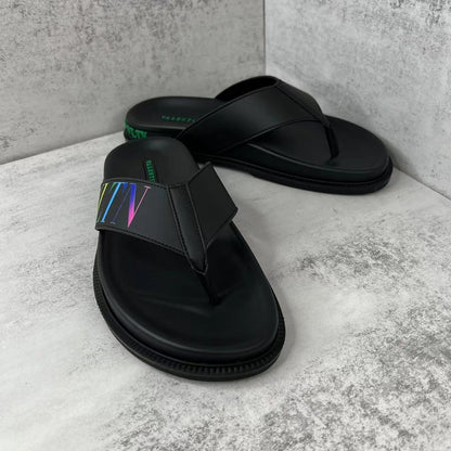 Valentino Garavani Flip-Flops "Black-Multicolour"