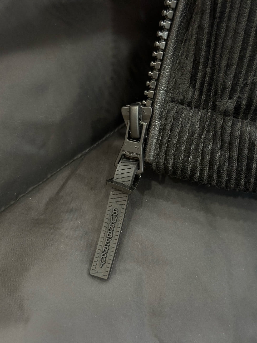 Burberry Corduroy Puffer Gilet "Black"