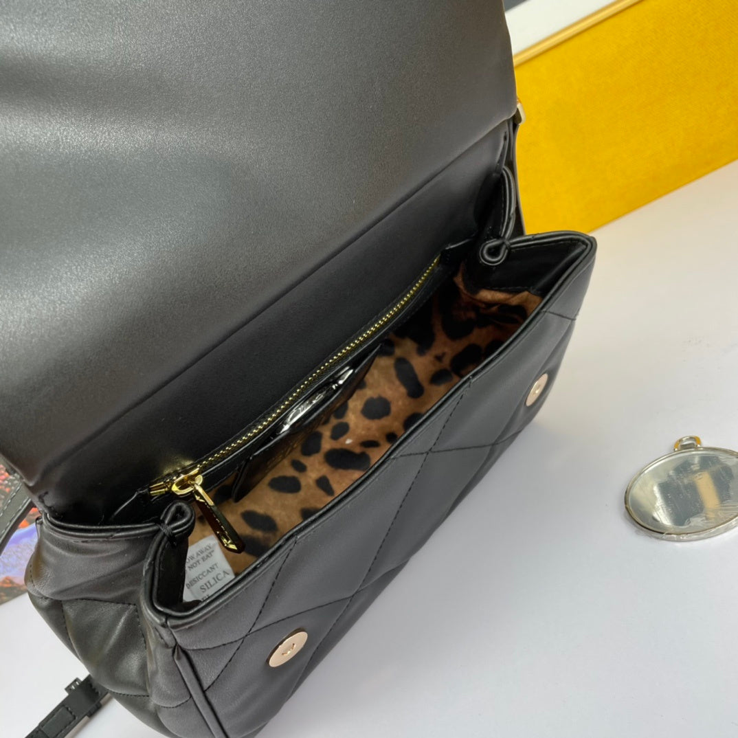 Dolce & Gabbana Sicily Quilted Leather Handbag