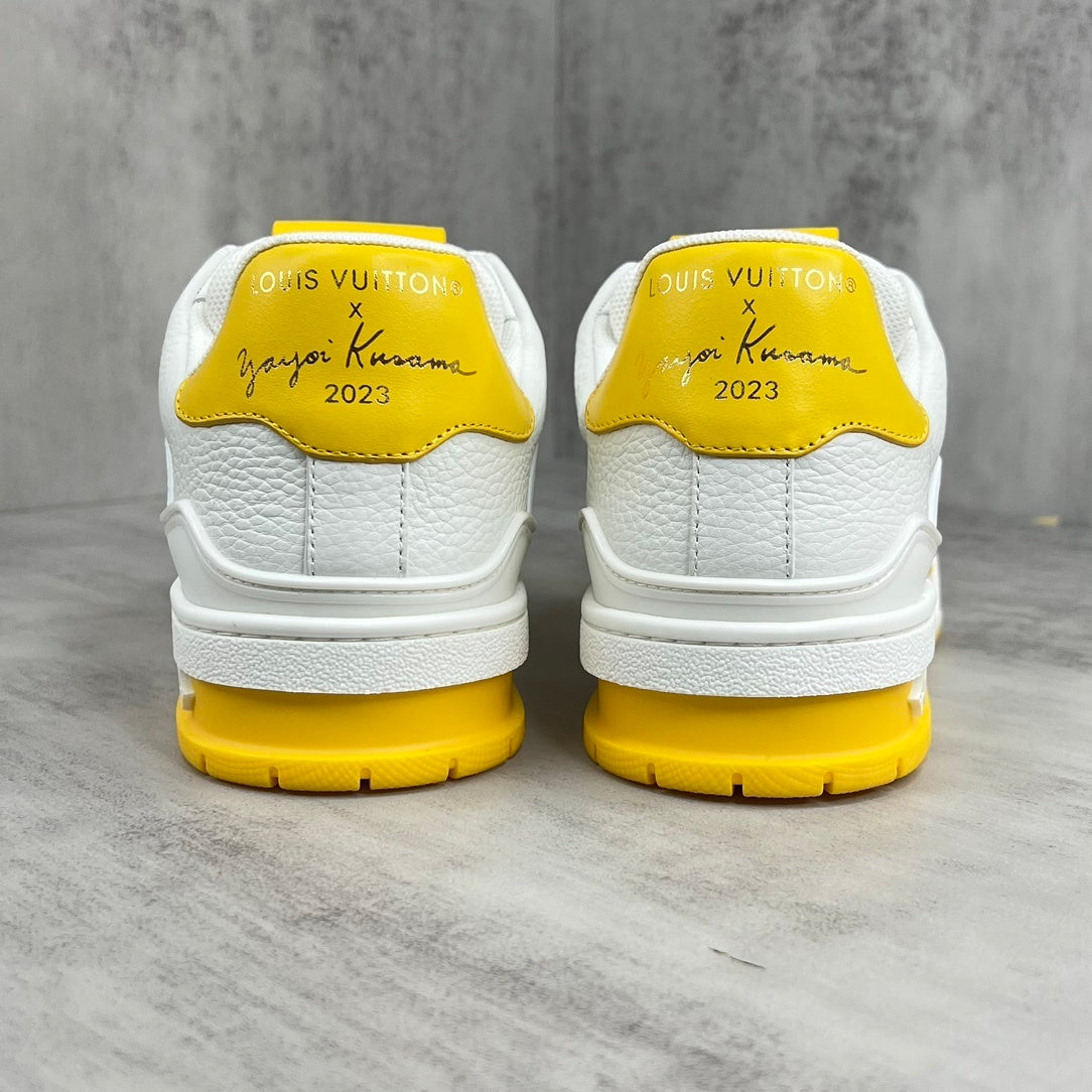 Louis Vuitton x Yayoi Kusama Trainers "Yellow-White"