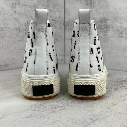Amiri Court High "White-Black Old English"