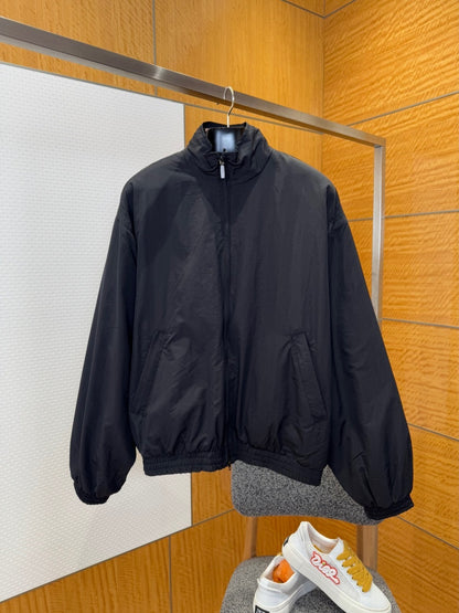 Balenciaga Diy Metal Outline Bomber Jacket "Black"