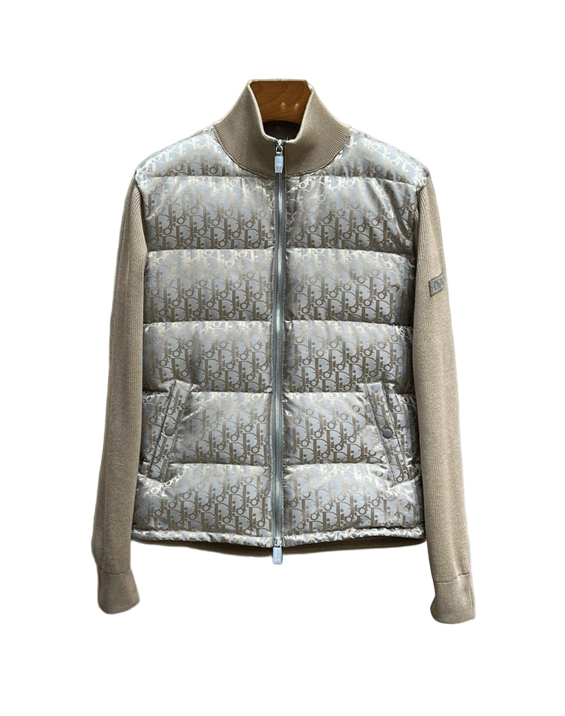 Dior Quilted Down Jacket "Beige"