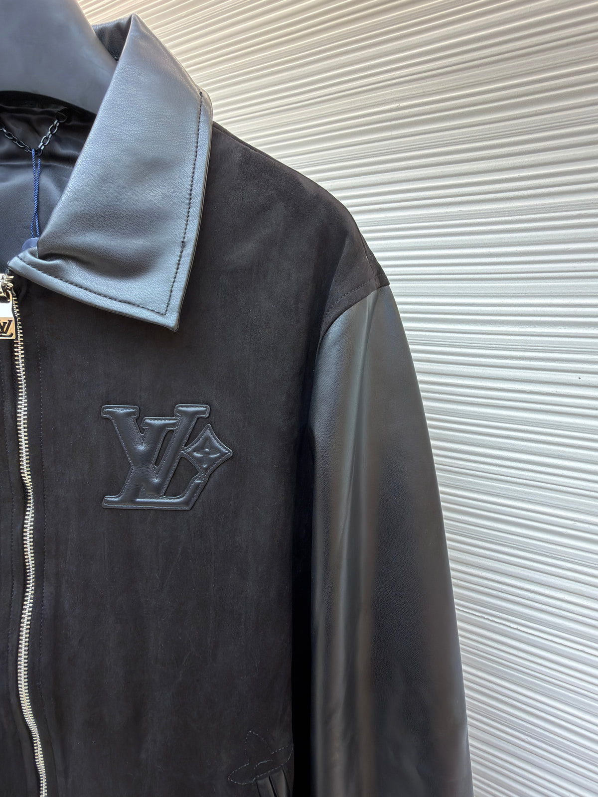 Louis Vuitton Leather Mix Blouson "Black"