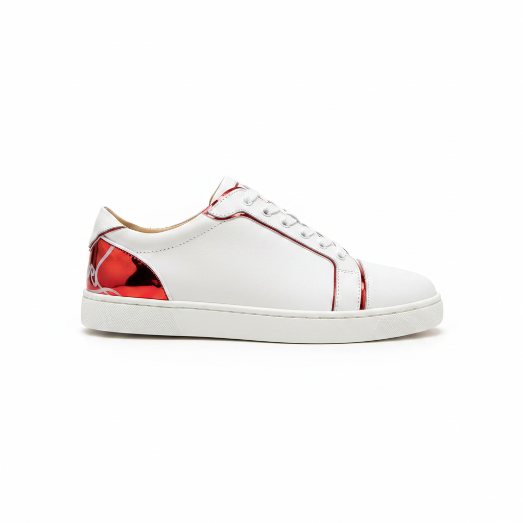 Christian Louboutin Fun Louise Junior "White-Red"