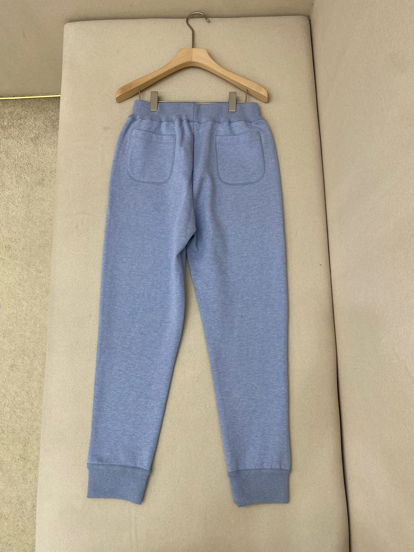 Dior Track Pants "Gray Cotton and Cashmere Knit"