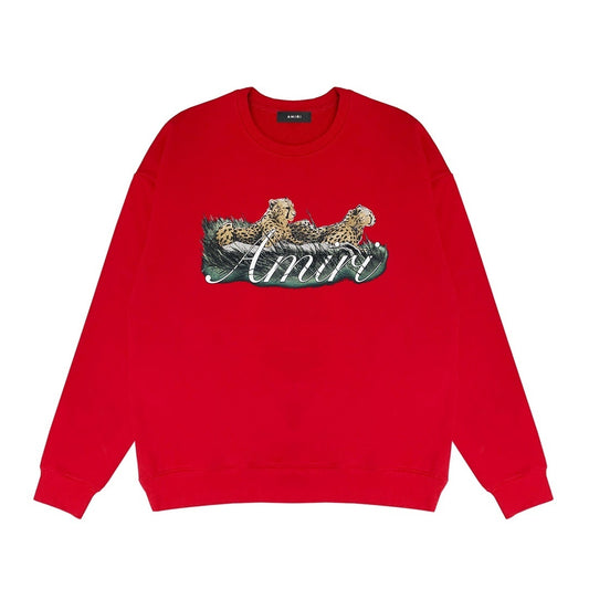 Amiri Cheeatah Sweatshirt "Red"