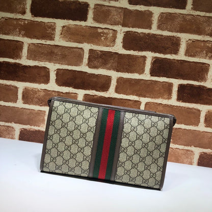 Gucci Ophidia GG Pouch in Supreme Canvas