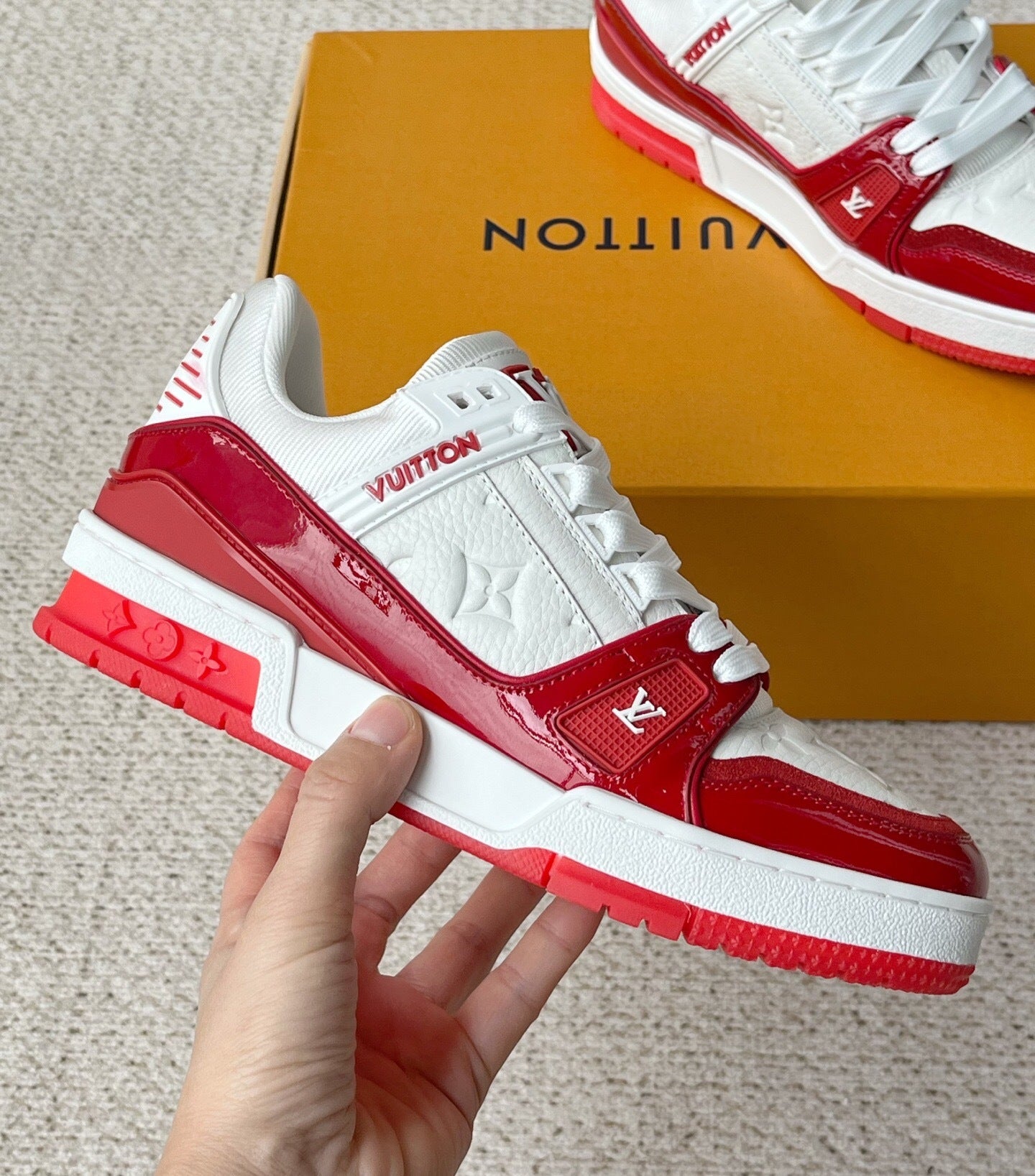 Louis Vuitton LV Trainers "Red-White"