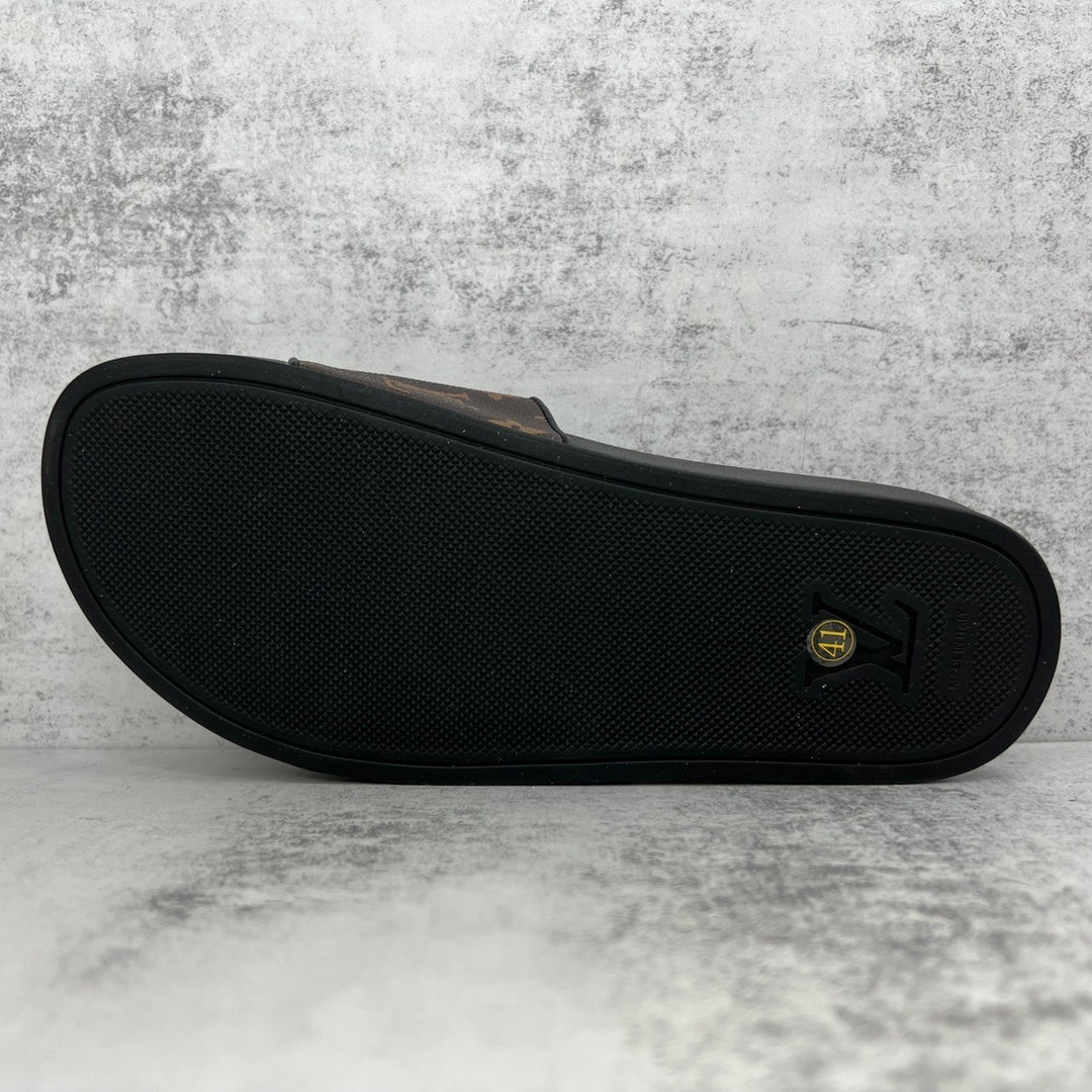 Louis Vuitton Slides "Brown-Black"