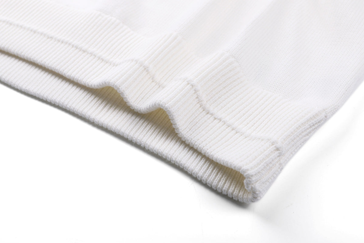 Louis Vuitton Knitted Summery Hoodie "Cloud White"