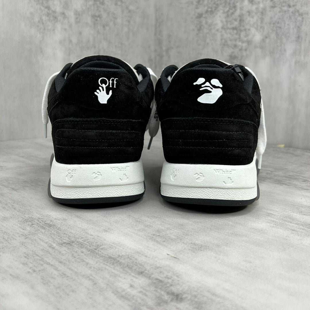 Off-White Out Of Office "Black-White Suede"