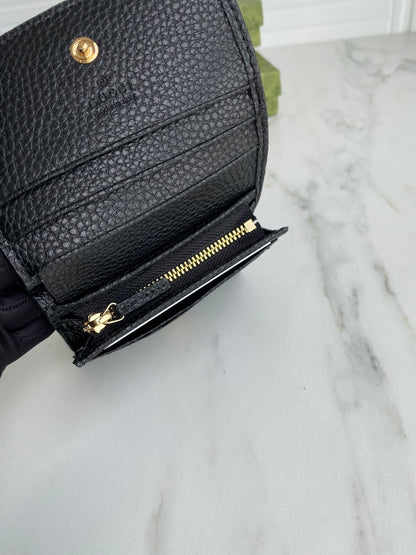 Gucci Bi-colour GG Marmont Card Case Wallet