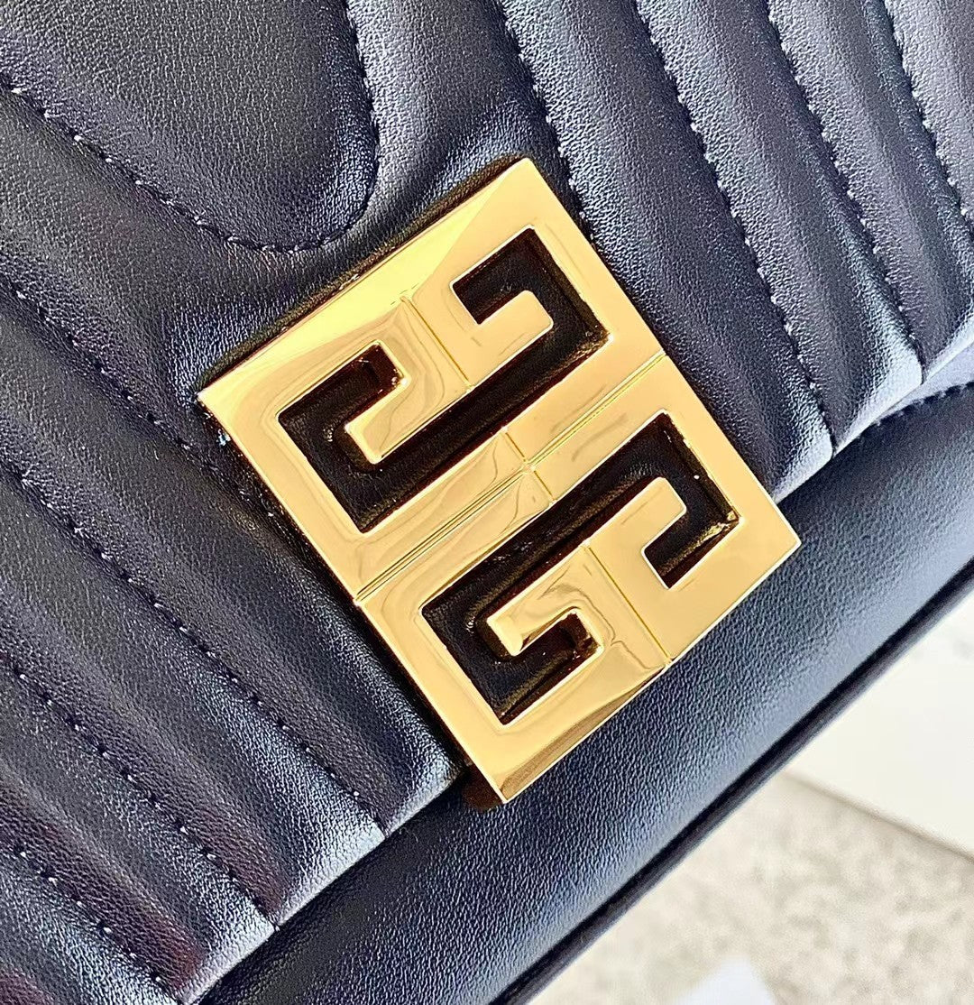 Givenchy Quilted Leather 4G Chain Shoulder Bag