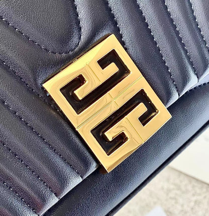 Givenchy Quilted Leather 4G Chain Shoulder Bag