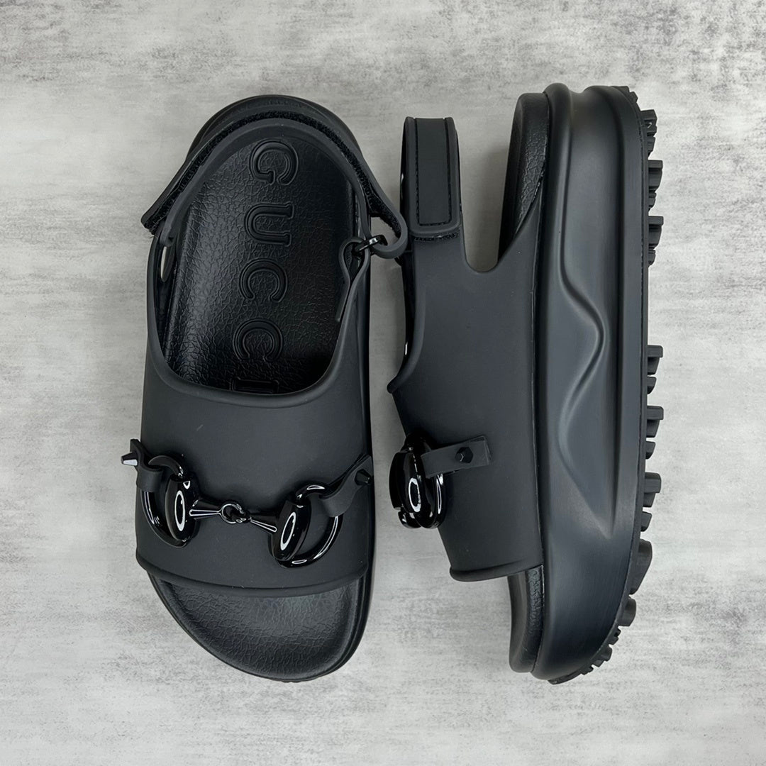 Gucci Horsebit Sandals "Black"