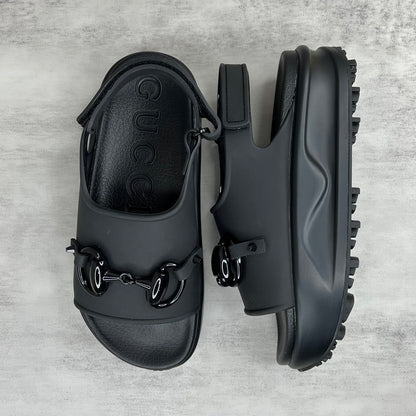 Gucci Horsebit Sandals "Black"