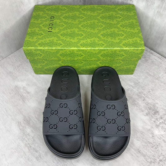 Gucci Slides "Black-Grey"