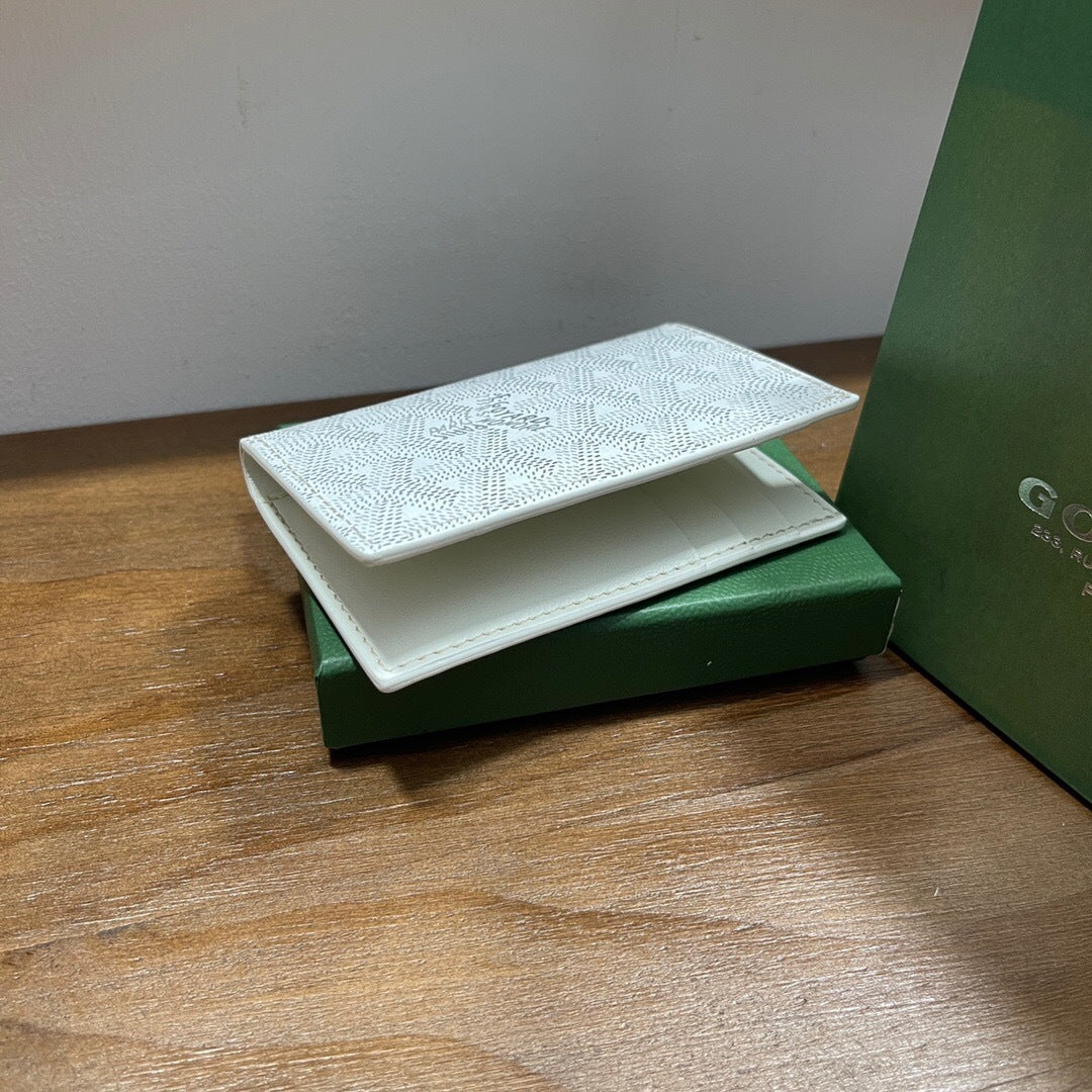 Goyard Saint-Pierre Card Wallet "White"
