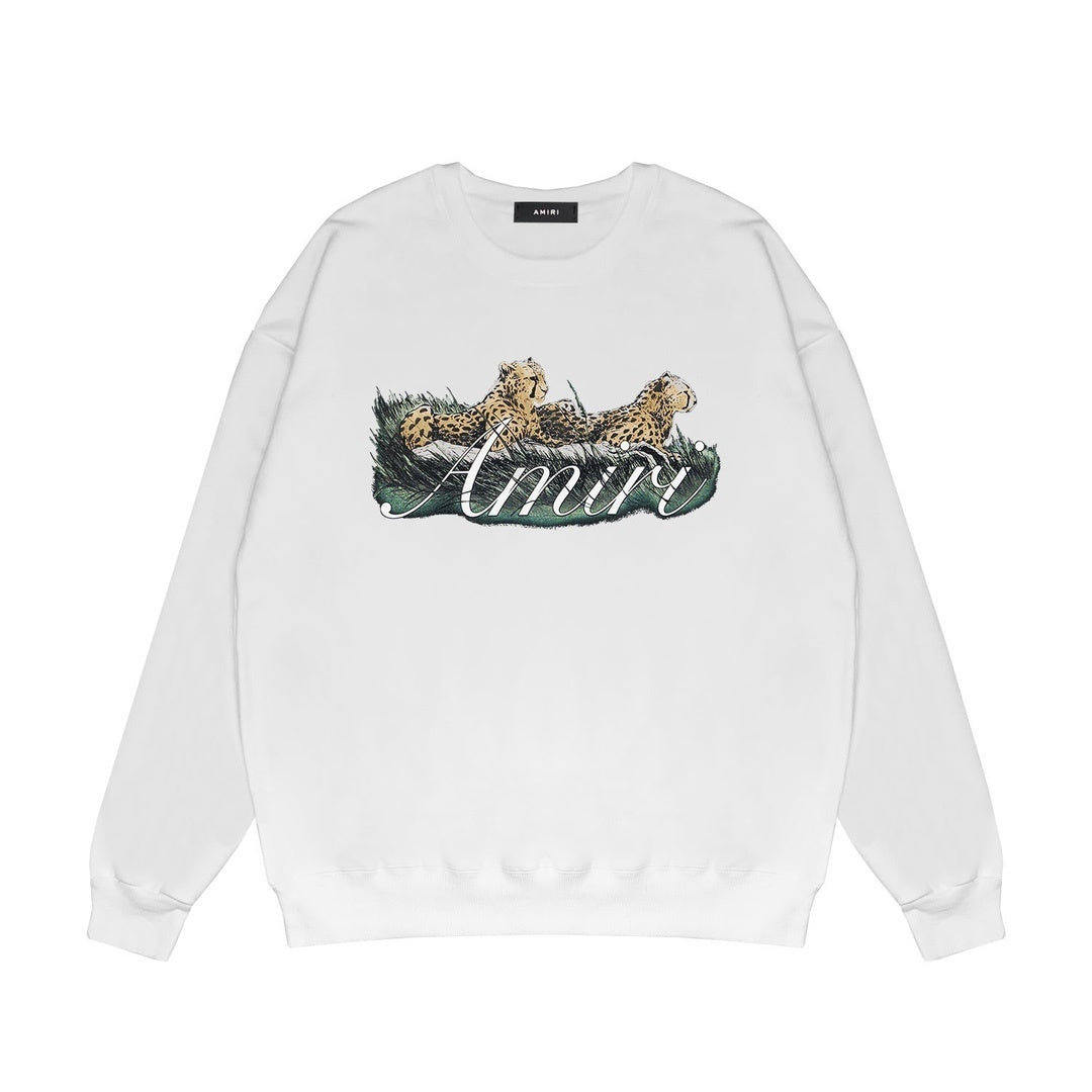 Amiri Cheeatah Sweatshirt "White"