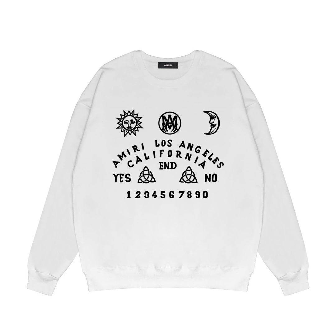 Amiri Ouija Board Sweatshirt "White"