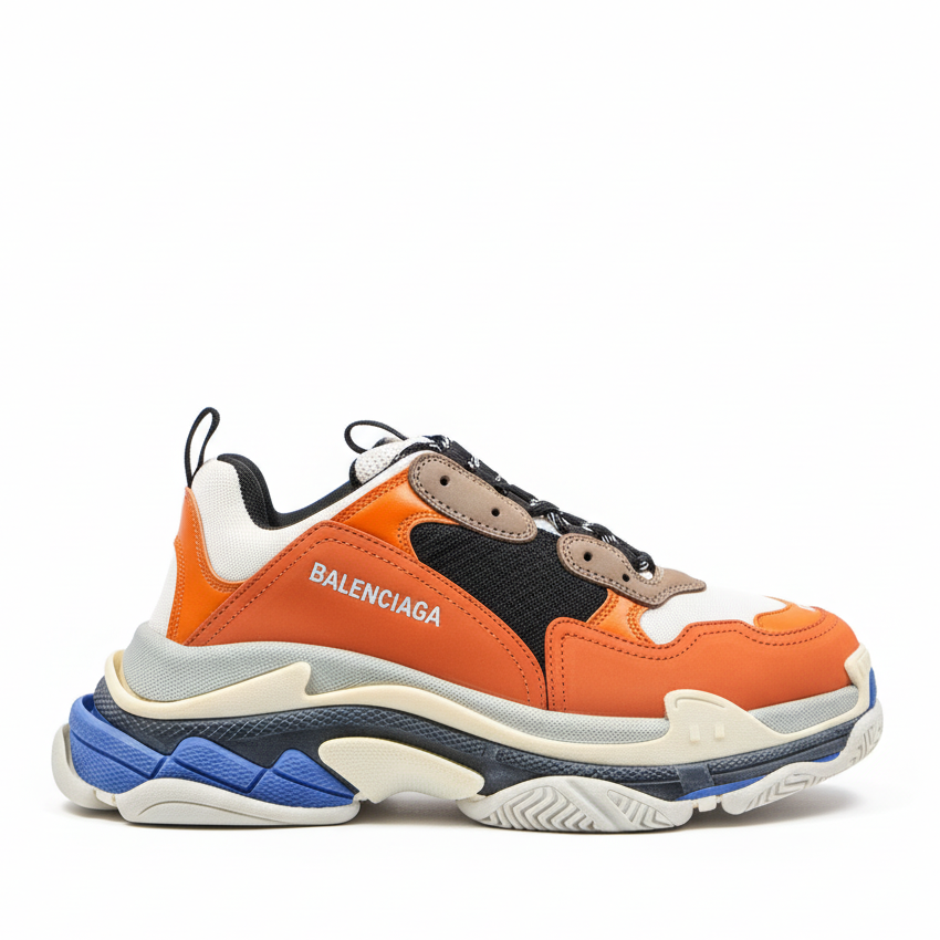 Balenciaga Triple S "Orange-Blue-White"