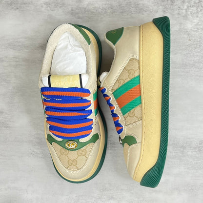 Gucci Screener Double "Beige-Green Monogram"