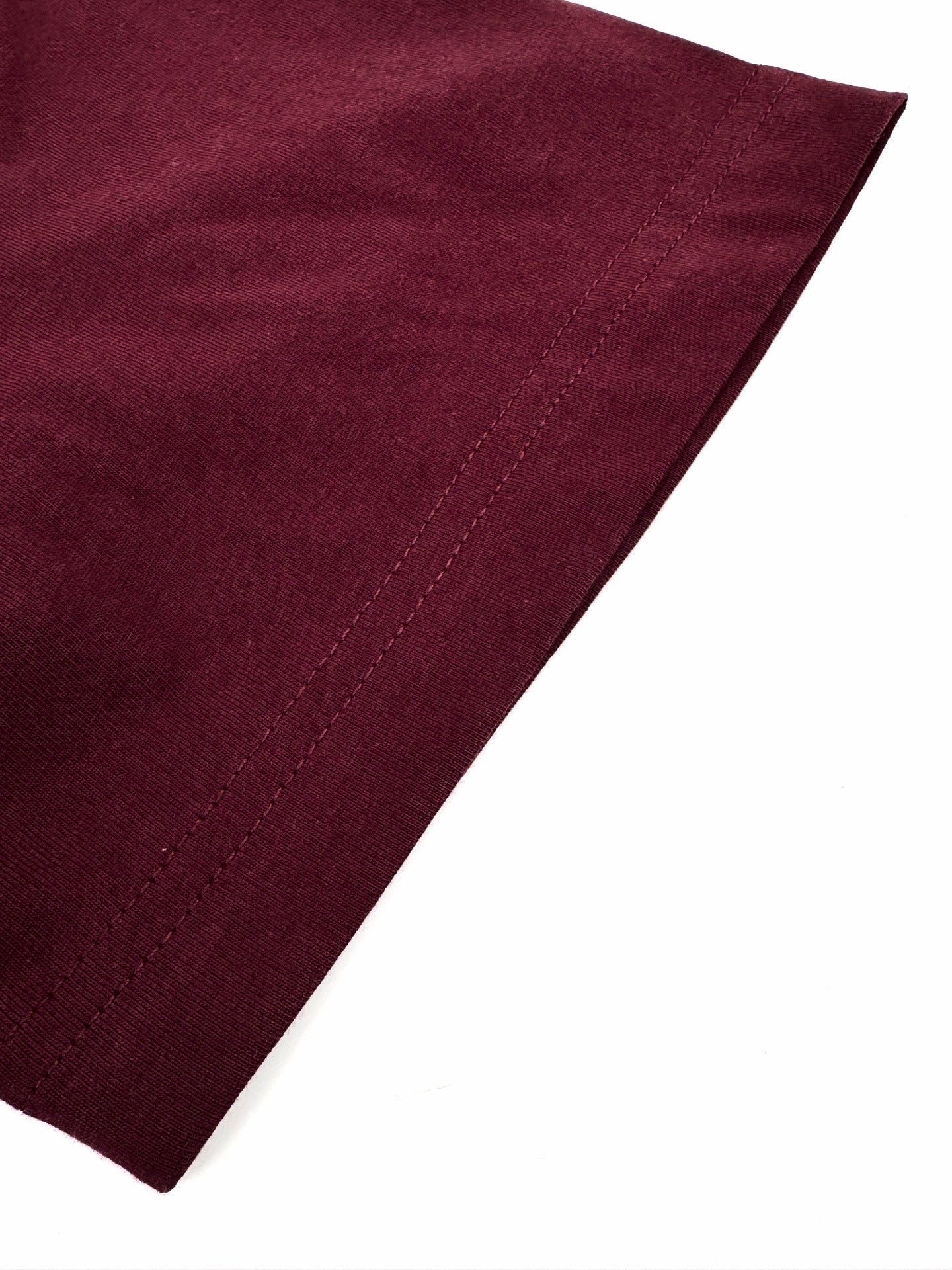 Dior Ribbon T-Shirt "Burgundy Cotton Jersey"