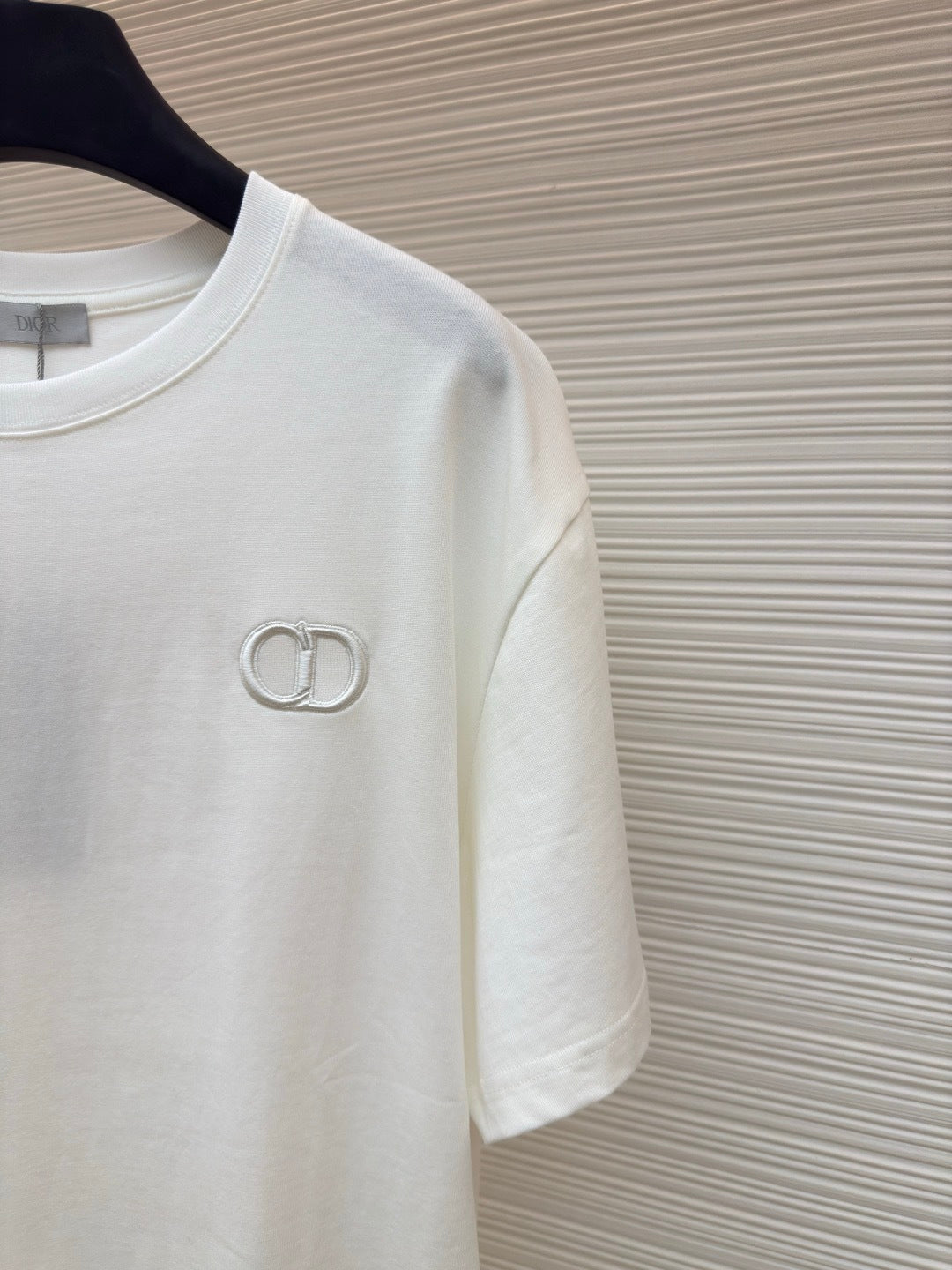 Dior CD Icon T-Shirt "White Cotton Jersey"