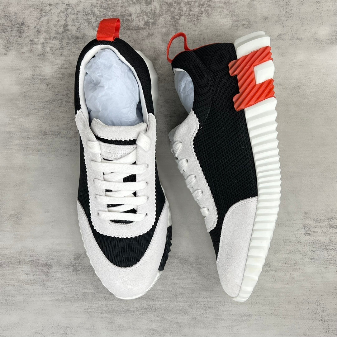 Hermes Bouncing Sneakers "Black-Grey-Red"