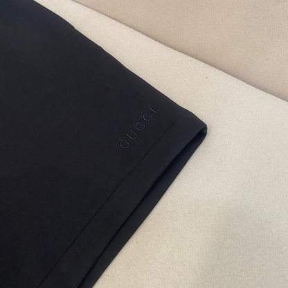 Gucci Logo Embroidered Shorts "Black"