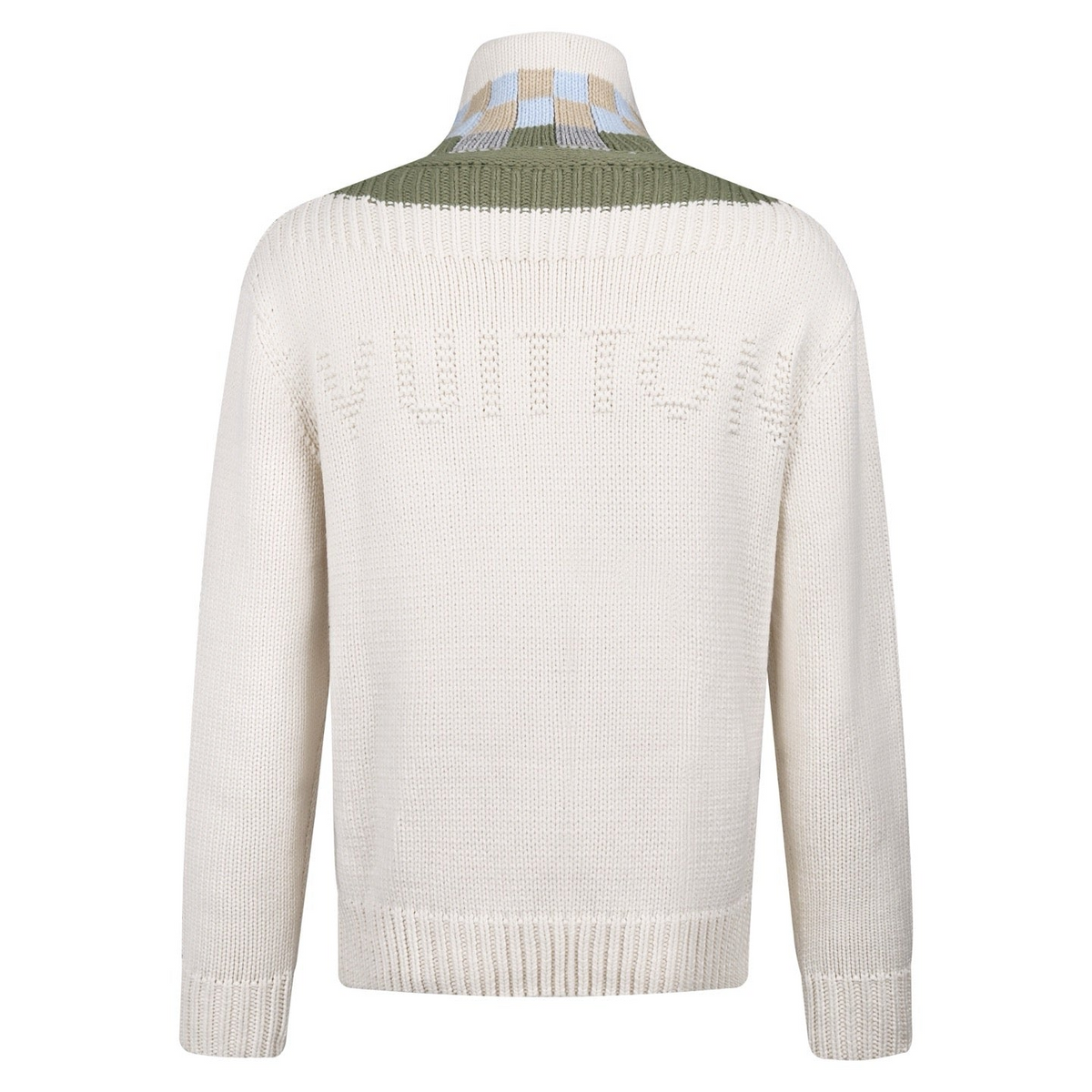 Louis Vuitton Zipped Intarsia Track Top "Milky White"