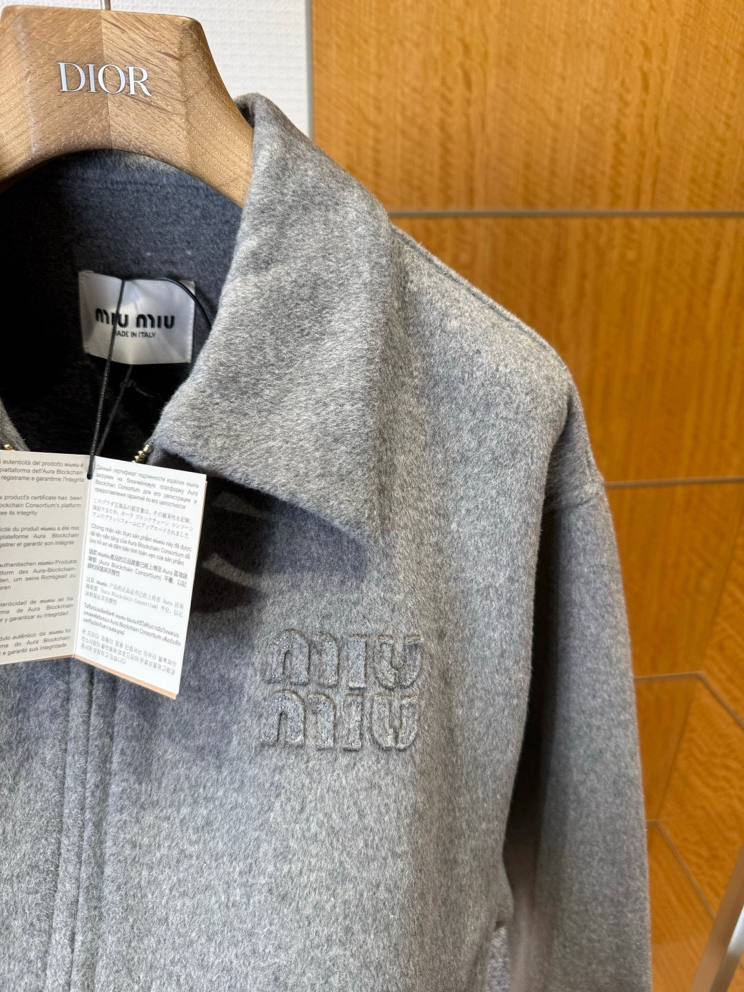 Miu Miu Double Cashmere Blouson Jacket