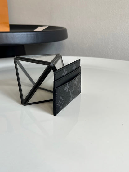 Louis Vuitton Double Card Holder "Monogram Eclipse"