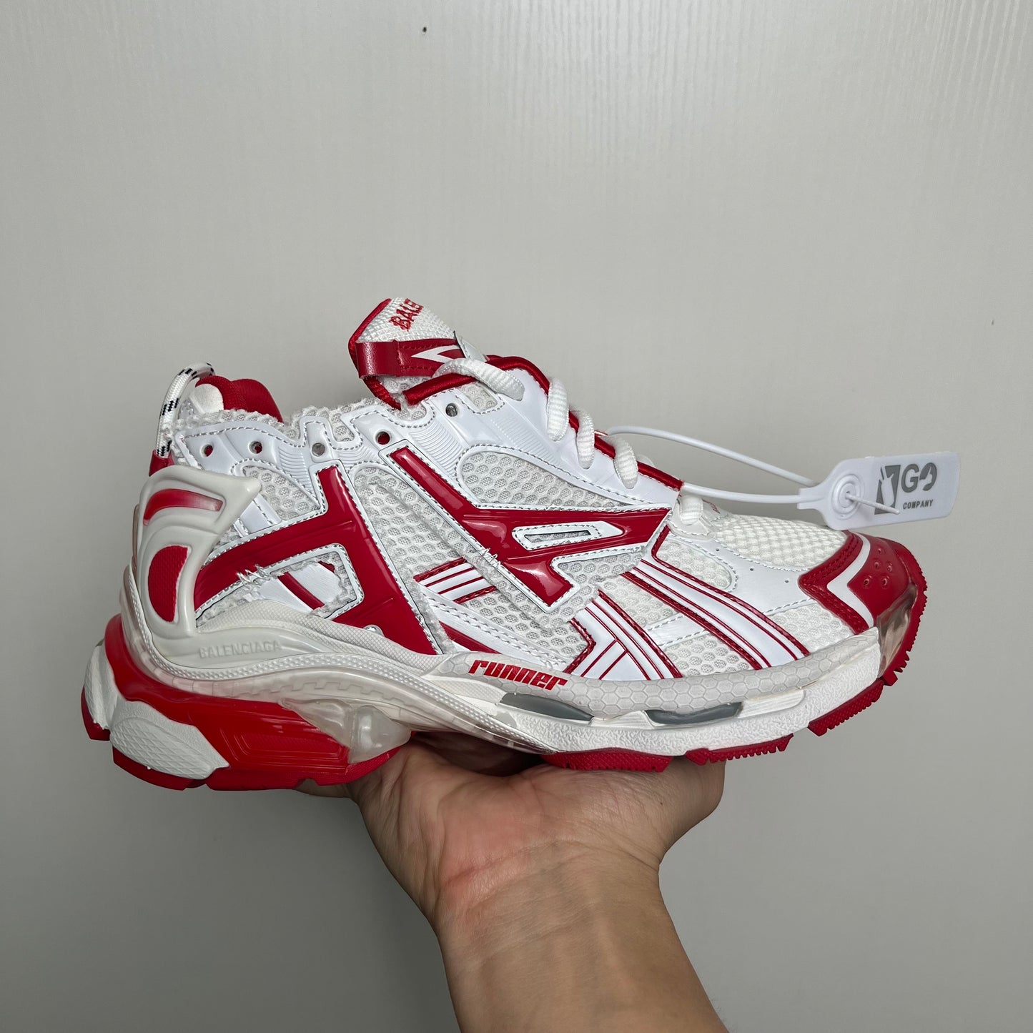 Balenciaga Runner "White-Red"