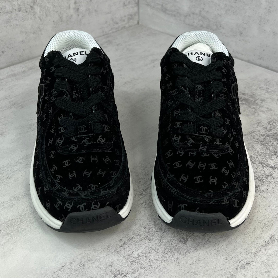 Chanel 22A "Black All Over Logo"