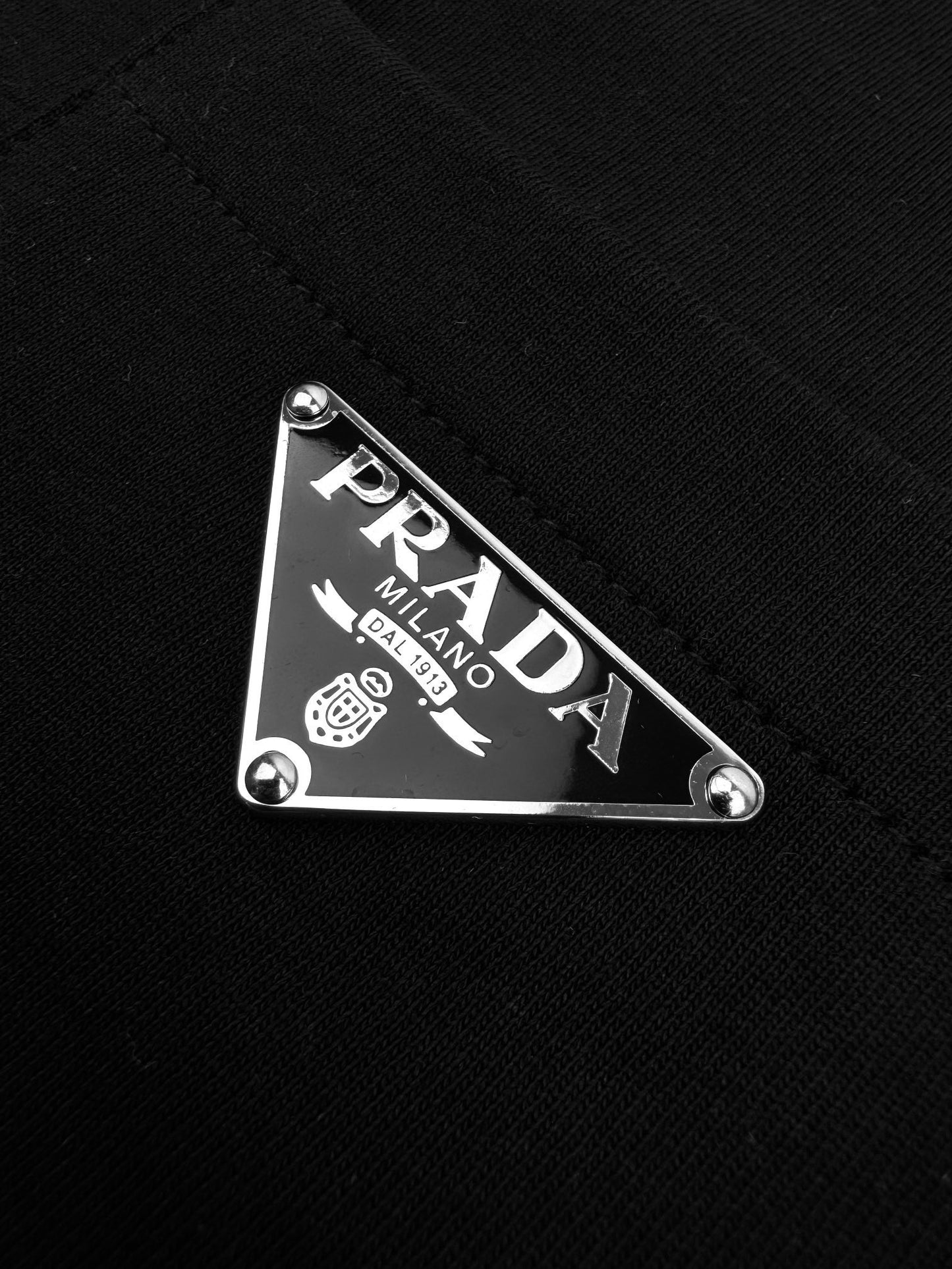 Prada Pocket Logo T-Shirt "Black"