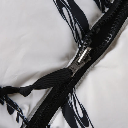 The North Face 700 Down Jacket "White Zebra"