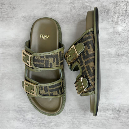 Fendi Sandals "Army Green"