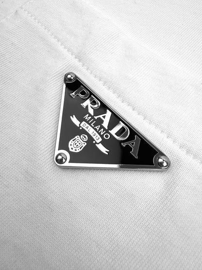 Prada Pocket Logo T-Shirt "White"