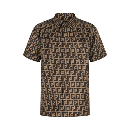 Fendi FF Monogram Short Shirt "Beige"