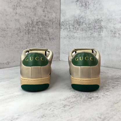 Gucci Screener "Distressed Beige-Green"