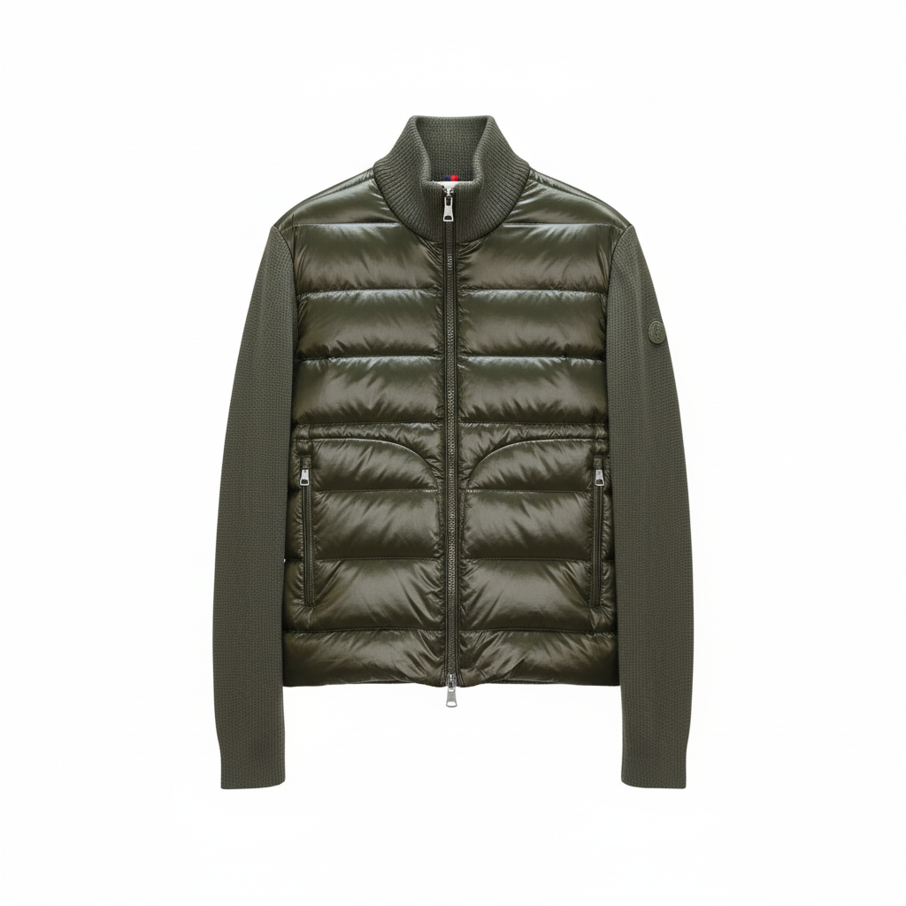 Moncler Hybrid Down Top "Green"