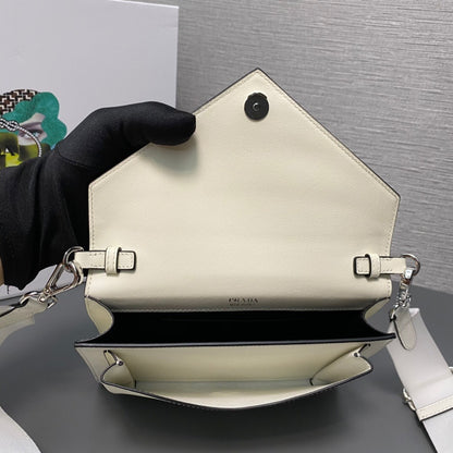 Prada Saffiano Leather Mini Envelope Bag