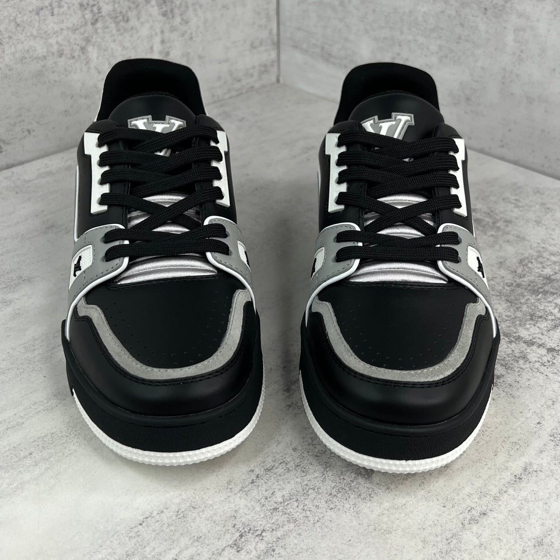 Louis Vuitton Trainers "Black-Grey-White"