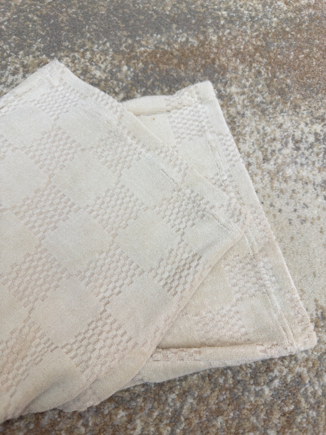 Louis Vuitton Damier French Terry Shorts "Light Beige"