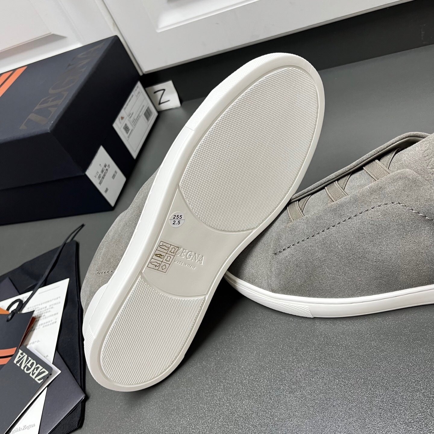 Zegna Triple Stitch "Grey"