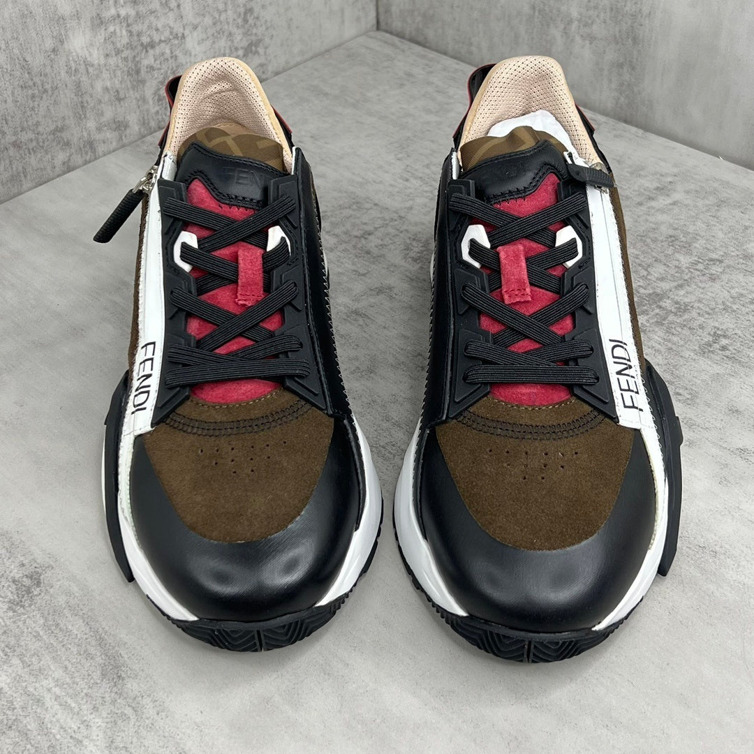 Fendi Flow "Black-White-Brown"