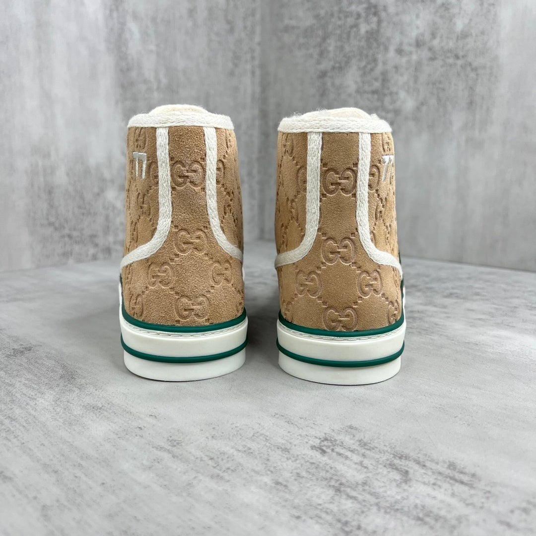 Gucci Tennis 1977 High-Top "Beige Monogram"