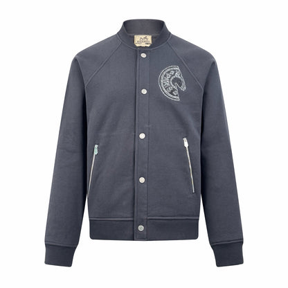 Hermes C.D.S. Varsity Jacket "Grey"